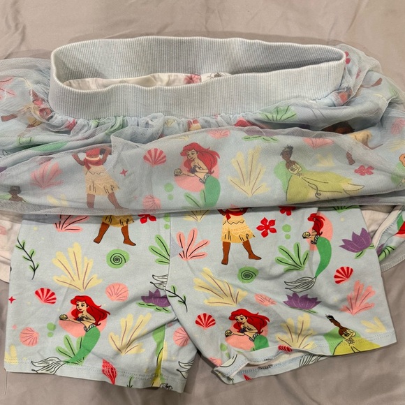 Disney Princess Light Blue Tulle Skort Size 13 - Picture 5 of 8